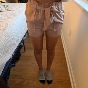 AKIRA High Waist Blush Shorts